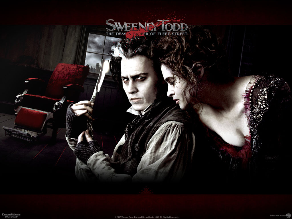 Sweeny Todd Hollywood Movie Trailer Review Stills