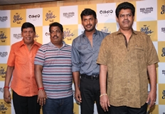 Kaththi Sandai Movie Trailer Launch Photos