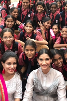 R Balki and Sonam Kapoor promotes Padman with Kids