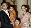 Bobby Deol with wife Tanya and sons Aryaman and Dharam 