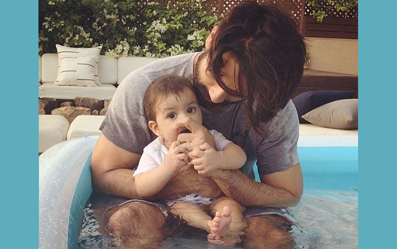 Shahid Kapoor and Misha Shahid Kapoor and Misha
