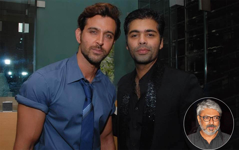 Hrithik Roshan and Karan Johar
