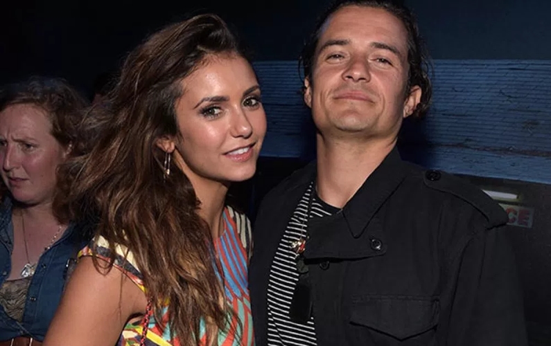 Orlando Bloom and Nina Dobrev Orlando Bloom and Nina Dobrev
