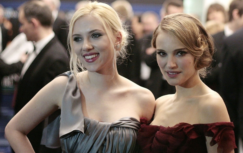 Scarlett Johansson and Natalie Portman Scarlett Johansson and Natalie Portman