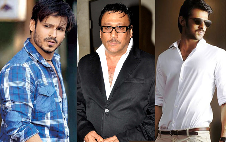 Vivek Oberoi, Jackie Shroff and Prabhas Vivek Oberoi, Jackie Shroff and Prabhas
